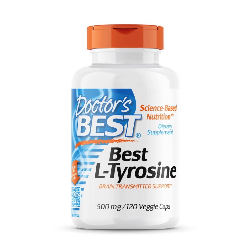 Doctor's BEST Аминокислота Doctor's Best L-Tyrosine 500 mg, 120 капсул, , 