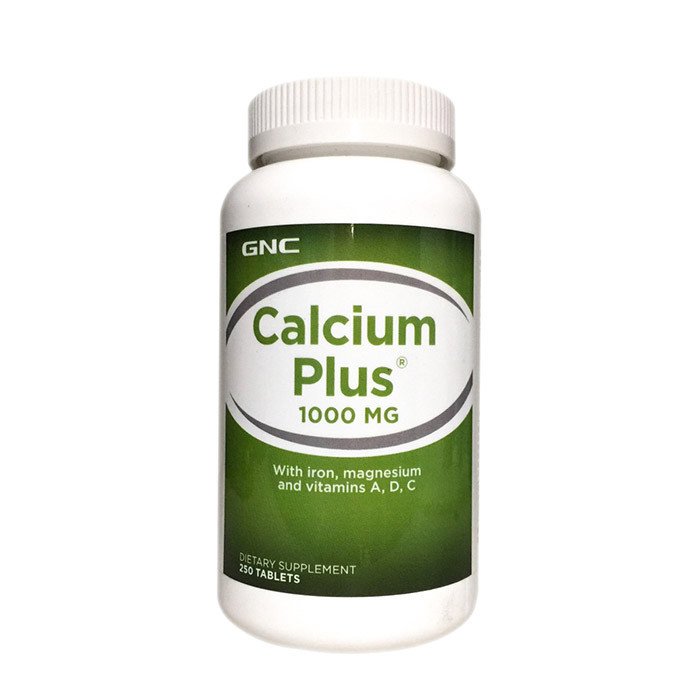 Кальций GNC Calcium Plus 1000 mg 250 таблеток,  мл, GNC. Кальций Ca. 