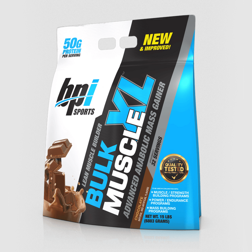 Гейнер для набора массы BPI sports Muscle Bulk XL (6.8 кг) бпи спортс chocolate,  ml, BPi Sports. Gainer. Mass Gain Energy & Endurance recovery 