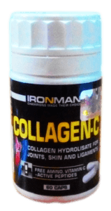 Коллаген - С, 60 pcs, Ironman. Collagen. General Health Ligament and Joint strengthening Skin health 