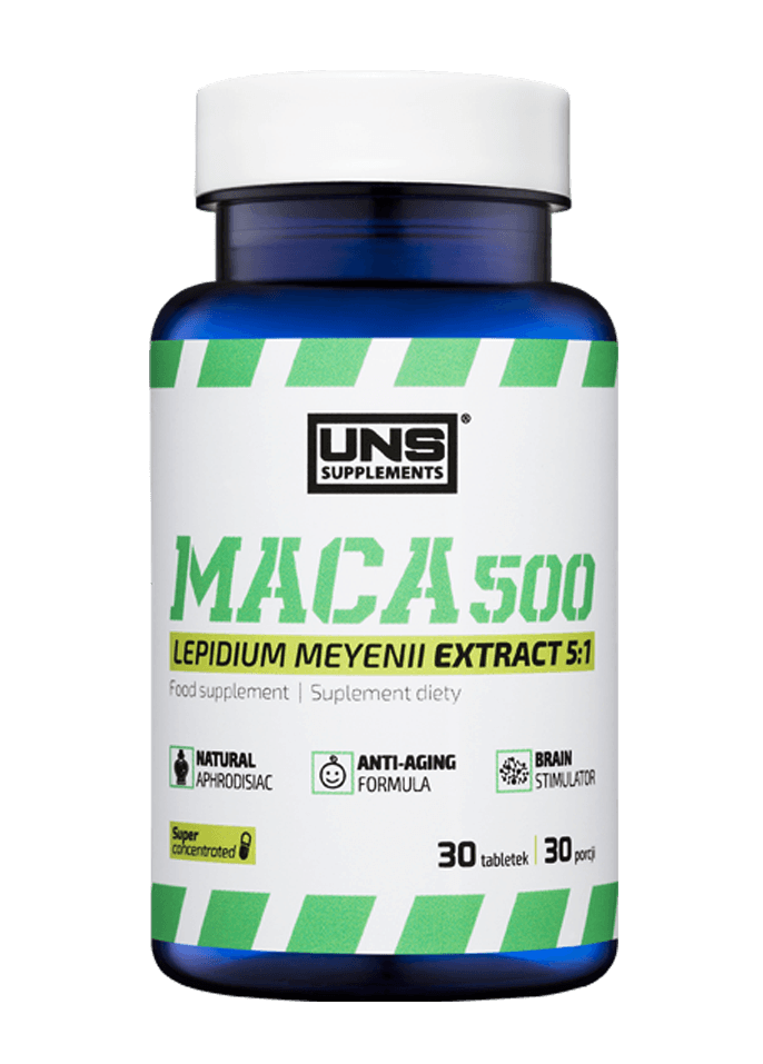 Maca 500, 30 pcs, UNS. Special supplements. 