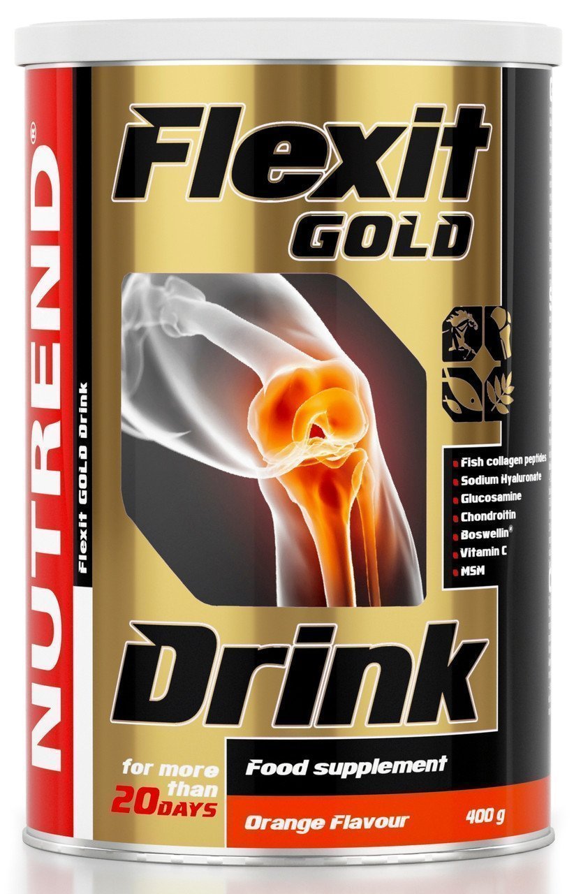 Nutrend  Flexit Gold Drink 400g / 20 servings,  ml, Nutrend. For joints and ligaments. General Health Ligament and Joint strengthening 