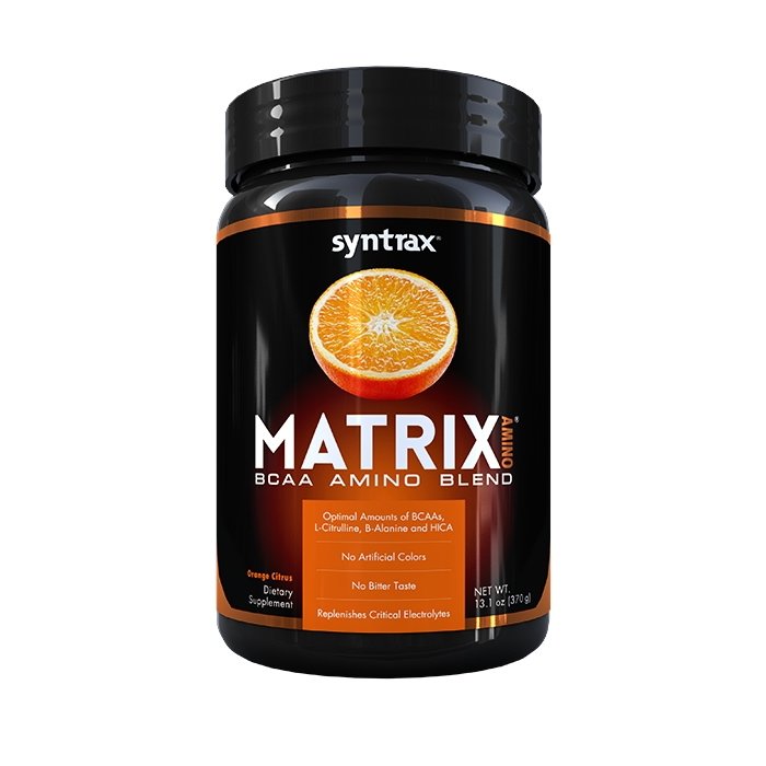 Syntrax Аминокислота Syntrax Matrix Amino, 370 грамм Апельсин, , 370  грамм