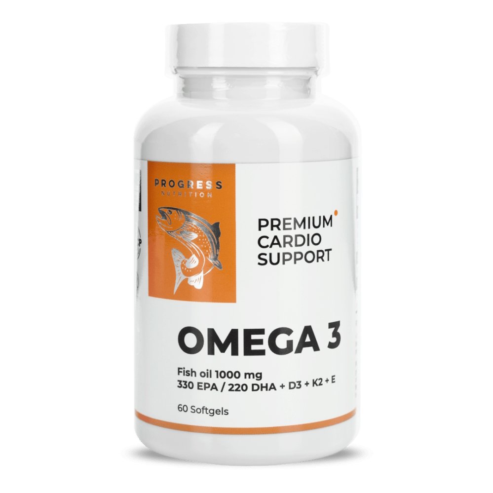 Progress Nutrition Жирные кислоты Progress Nutrition Omega 3 Premium, 60 капсул, , 