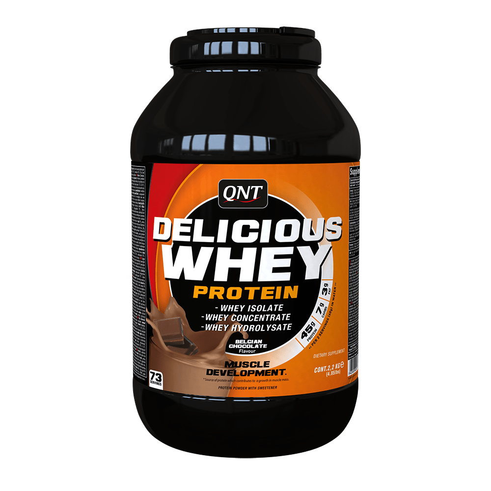 QNT QNT Delicious Whey Protein 2,2 кг - Chocolate, , 1600 - 3000 