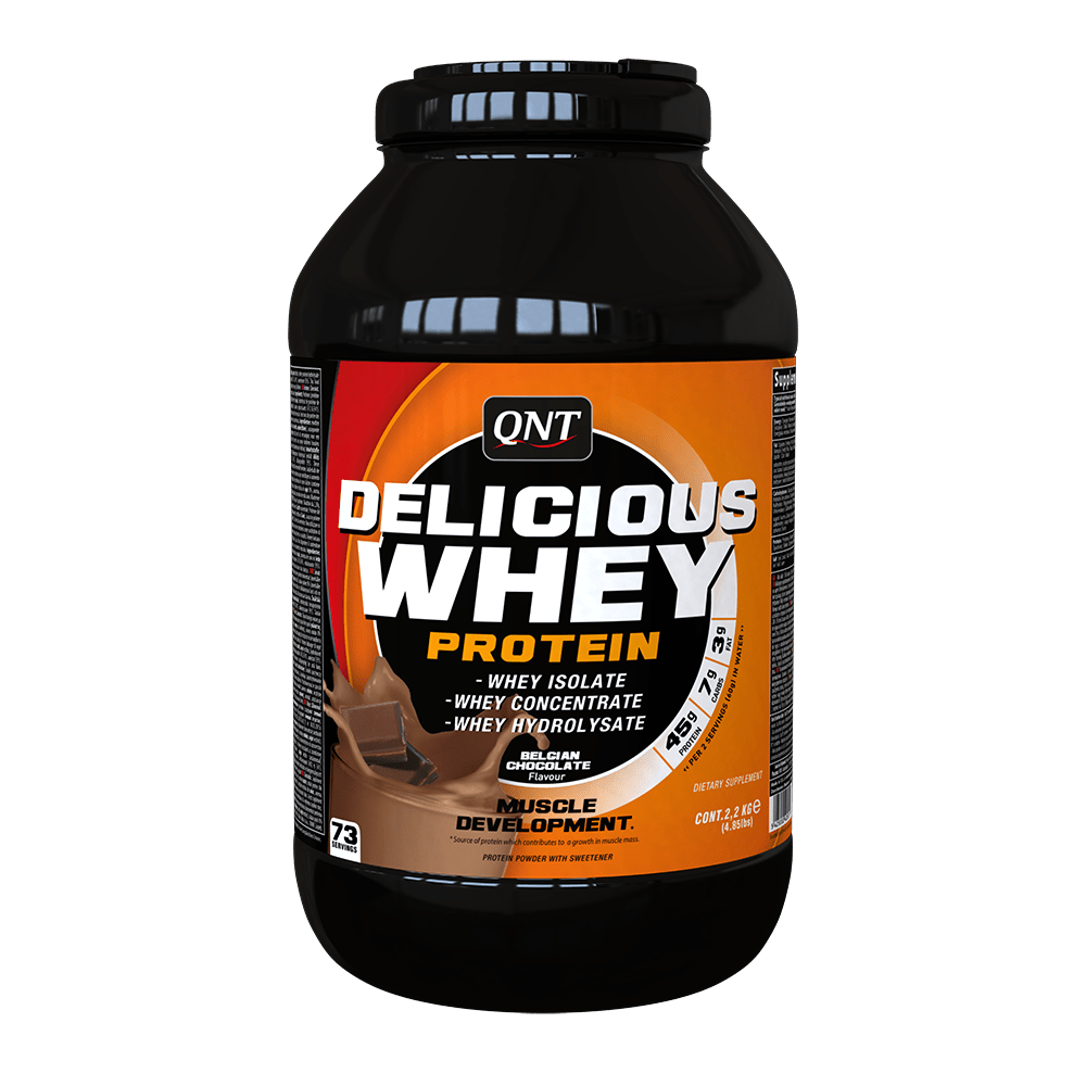 QNT QNT Delicious Whey Protein 2,2 кг - Chocolate, , 1600 - 3000