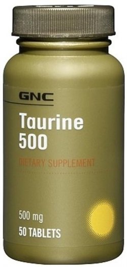 Taurine 500, 50 pcs, GNC. Taurine. 