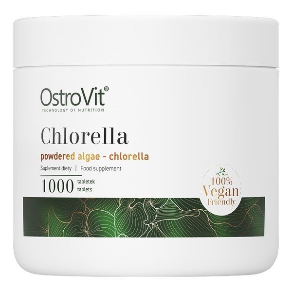 Хлорелла OstroVit Chlorella 1000 tab,  ml, OstroVit. Para articulaciones y ligamentos. General Health Ligament and Joint strengthening 