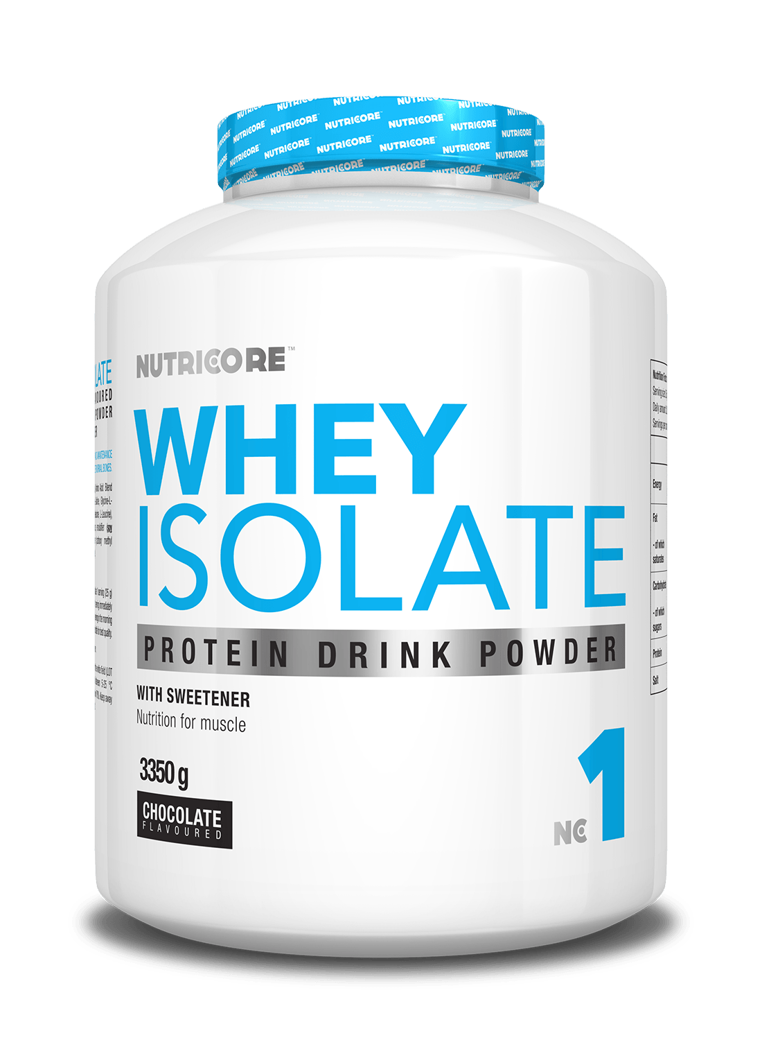 Whey Isolate, 3350 g, Nutricore. Suero aislado. Lean muscle mass Weight Loss recuperación Anti-catabolic properties 