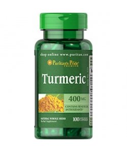 Puritan's Pride Turmeric 400 mg, , 100 шт