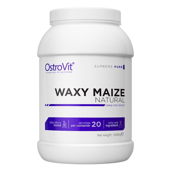 Предтренировочный комплекс OstroVit Waxy Maize, 1 кг Натуральный,  ml, OstroVit. Pre Workout. Energy & Endurance 