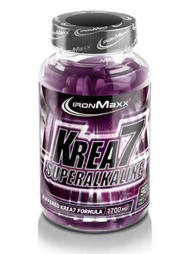 IronMaxx Krea7 Superalkaline 90 таб Без вкуса,  ml, IronMaxx. Сreatine. Mass Gain Energy & Endurance Strength enhancement 