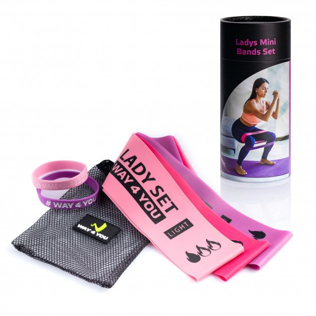 Way4You Набір фітнес резинок Lady's Set (3 шт),  ml, Way4you. Fitness Products. 