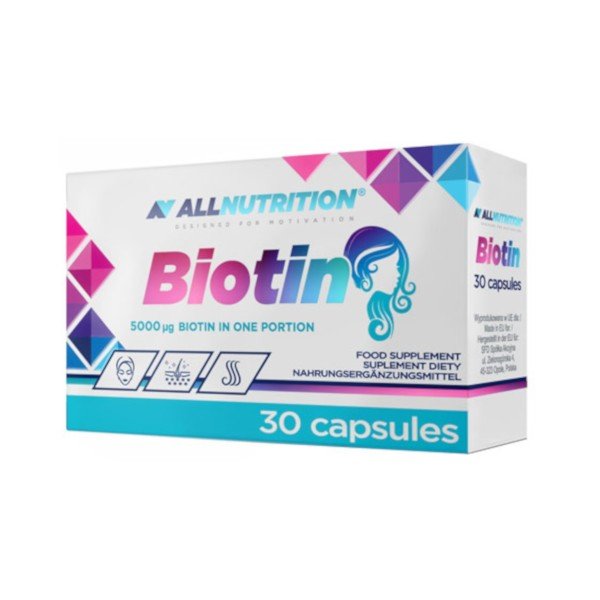 Витамины и минералы AllNutrition Biotin, 30 капсул,  мл, AllNutrition. Витамины и минералы. Поддержание здоровья Укрепление иммунитета 