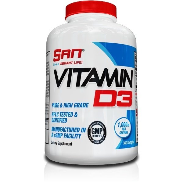 Vitamin D3, 360 шт, San. Витамин D. 