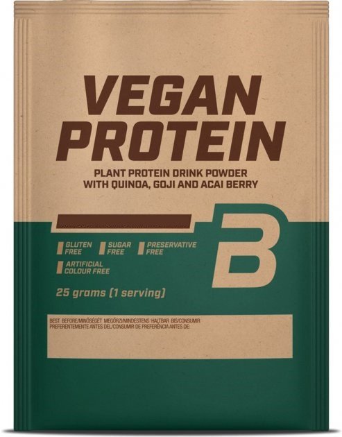 BioTech Растительный протеин BioTech Vegan Protein 25 грамм Лесный фрукты, , 