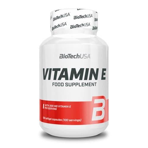 Витамин Е BioTech Vitamin E (100 капс) биотеч,  мл, BioTech. Витамин E. Поддержание здоровья Антиоксидантные свойства 