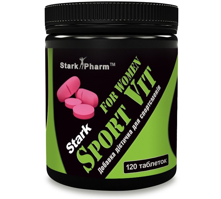 Витамины для женщин Stark Pharm Stark Sport Vit Women (120 таб) старк фарм,  мл, Stark Pharm. Витамины и минералы. Поддержание здоровья Укрепление иммунитета 