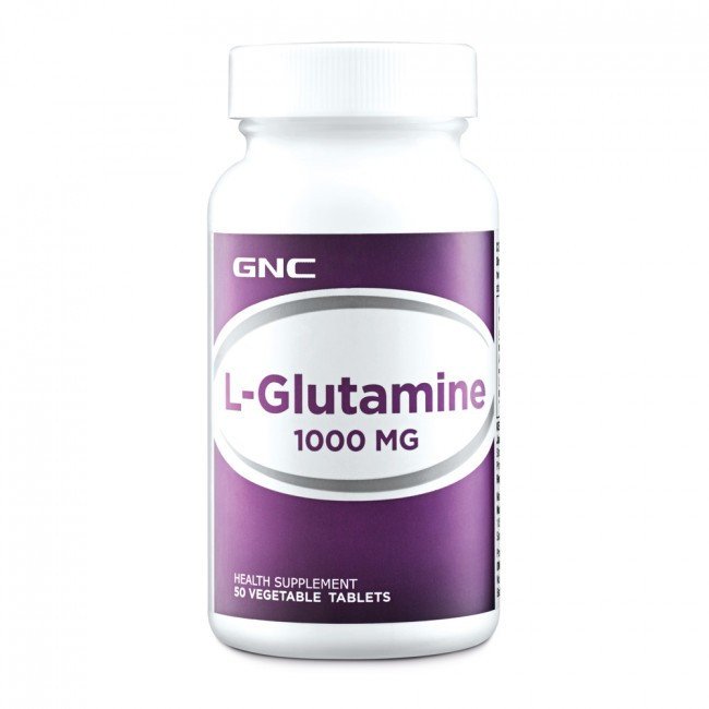 Аминокислота GNC L-Glutamine 1000 mg, 50 таблеток,  мл, GNC. Аминокислоты. 