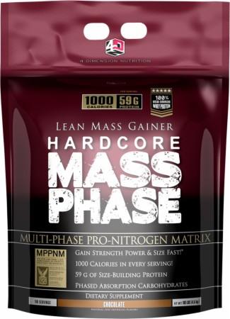 Hardcore Mass Phase, 4540 g, 4 Dimension. Gainer. Mass Gain Energy & Endurance recovery 