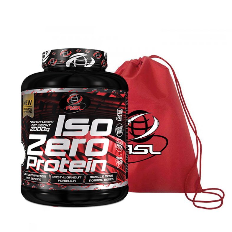 All Sports Labs Протеин AllSports Labs Iso Zero Protein, 2 кг - SALE + Рюкзак для обуви Тропик, , 2000  грамм