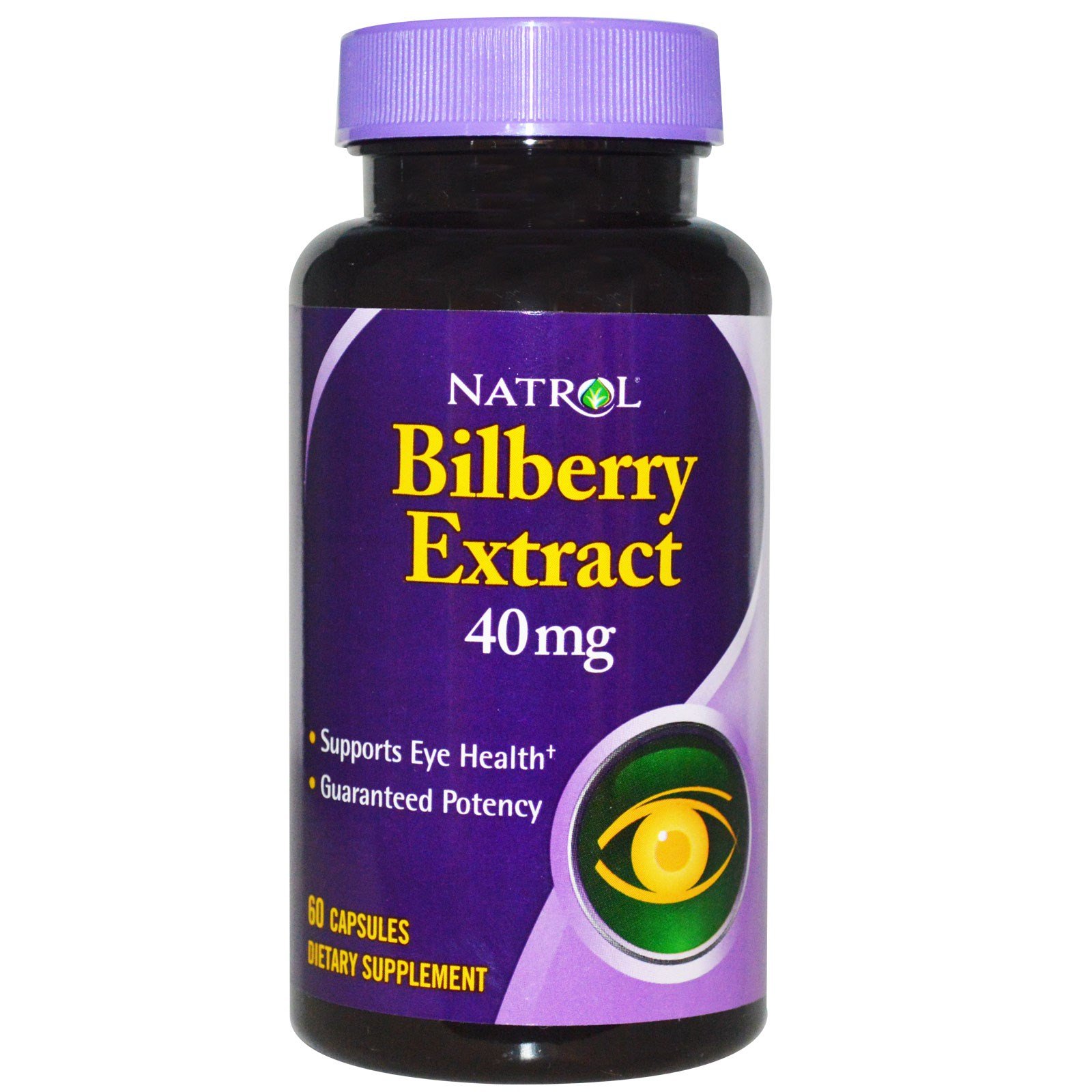 Bilberry Extract, 60 pcs, Natrol. Special supplements. 