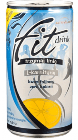 Fit Drink, 250 ml, ActivLab. L-carnitine. Weight Loss General Health Detoxification Stress resistance Lowering cholesterol Antioxidant properties 