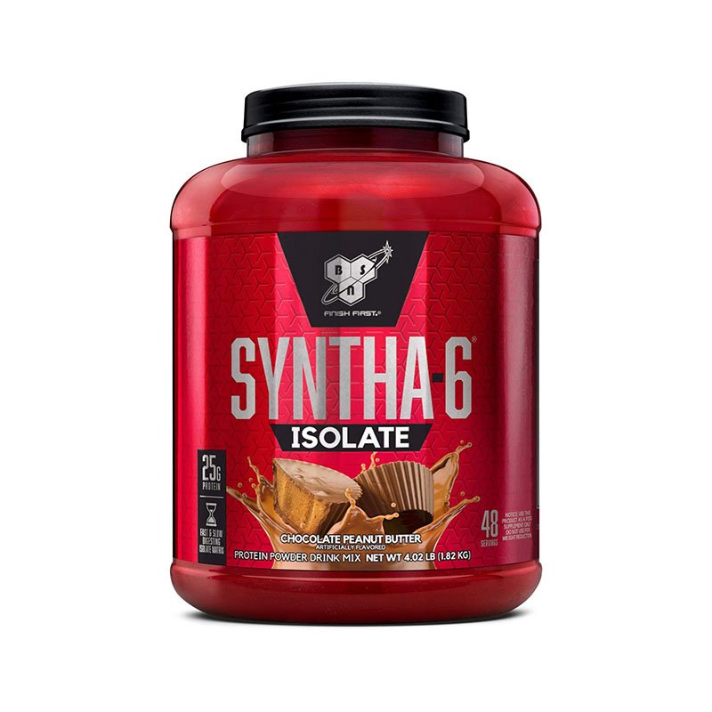 Протеин BSN Syntha-6 Isolate, 1.8 кг Шоколад-арахис,  ml, BSN. Protein. Mass Gain recovery Anti-catabolic properties 