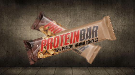 Протеїновий батончик Power Pro Protein Bar з арахісом та карамеллю 60 г,  мл, Power Pro. Батончик. 