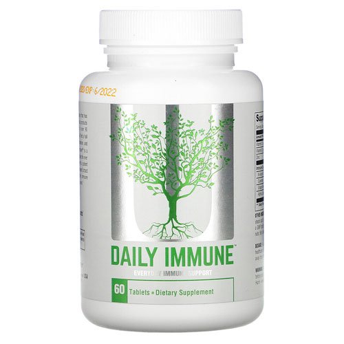 Universal Nutrition Daily Immune 60 таб Без вкуса,  мл, Universal Nutrition. Витамины и минералы. Поддержание здоровья Укрепление иммунитета 