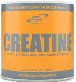 Creatine, 250 g, Pro Nutrition. Creatine monohydrate. Mass Gain Energy & Endurance Strength enhancement 