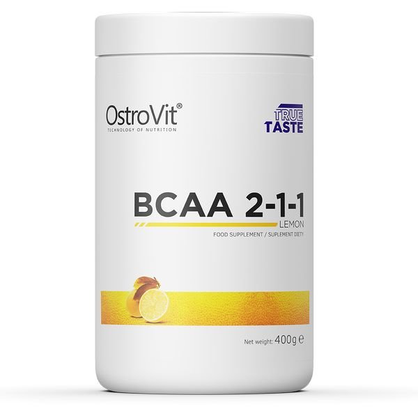 BCAA OstroVit BCAA 2-1-1, 400 грамм Лимон,  ml, OstroVit. BCAA. Weight Loss recuperación Anti-catabolic properties Lean muscle mass 