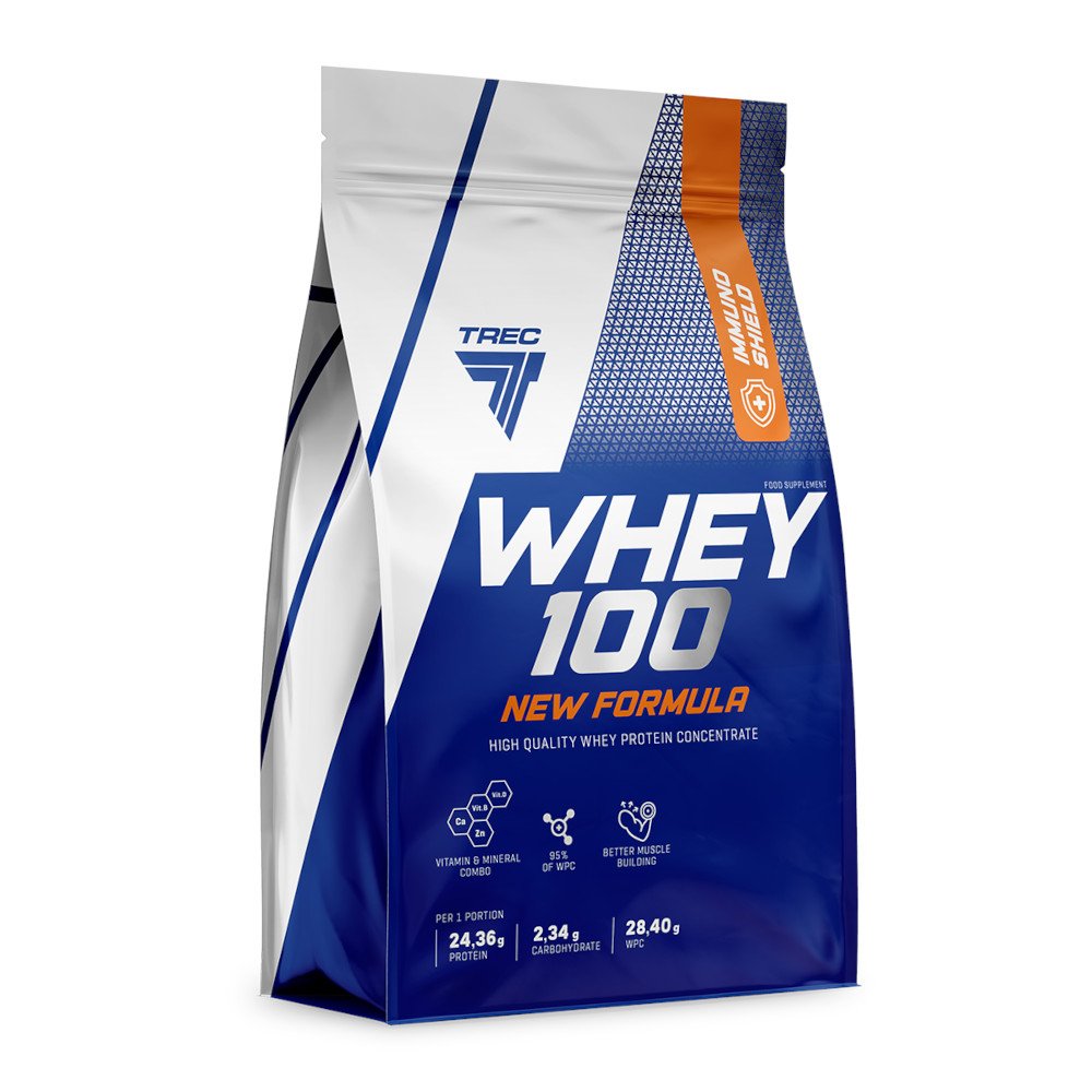Протеин Trec Nutrition Whey 100 (New Formula), 700 грамм Кокосовый пралине,  мл, Trec Nutrition. Протеин. Набор массы Восстановление Антикатаболические свойства 