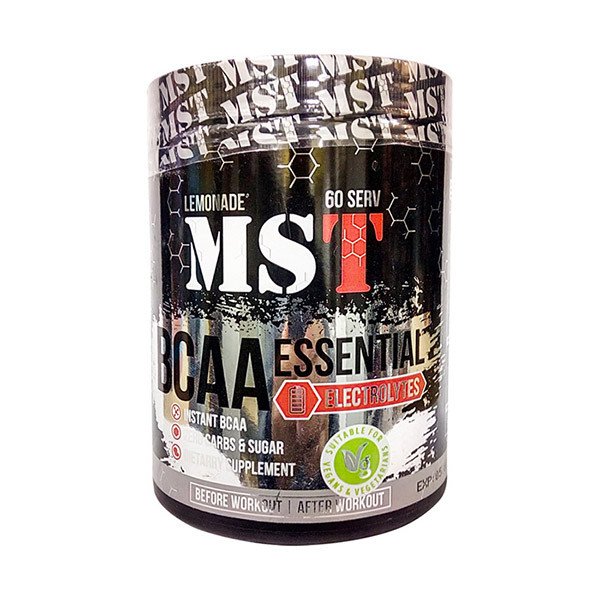 БЦАА MST BCAA Essential Electrolytes (480 г) мст  Lemonade,  мл, MST Nutrition. BCAA. Снижение веса Восстановление Антикатаболические свойства Сухая мышечная масса 