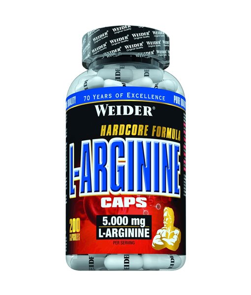 L-Arginine Caps, 200 pcs, Weider. Arginine. स्वास्थ्य लाभ Immunity enhancement Muscle pumping Antioxidant properties Lowering cholesterol Nitric oxide donor 