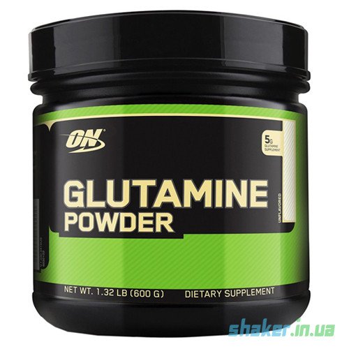 Глютамин Optimum Nutrition Glutamine powder (600 г) оптимум нутришн Без добавок,  мл, Optimum Nutrition. Глютамин. Набор массы Восстановление Антикатаболические свойства 