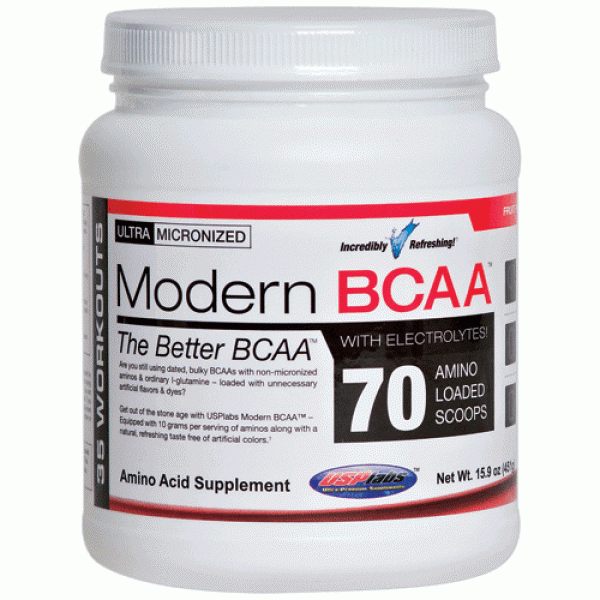 Modern BCAA, 451 г, USP Labs. BCAA. Снижение веса Восстановление Антикатаболические свойства Сухая мышечная масса 
