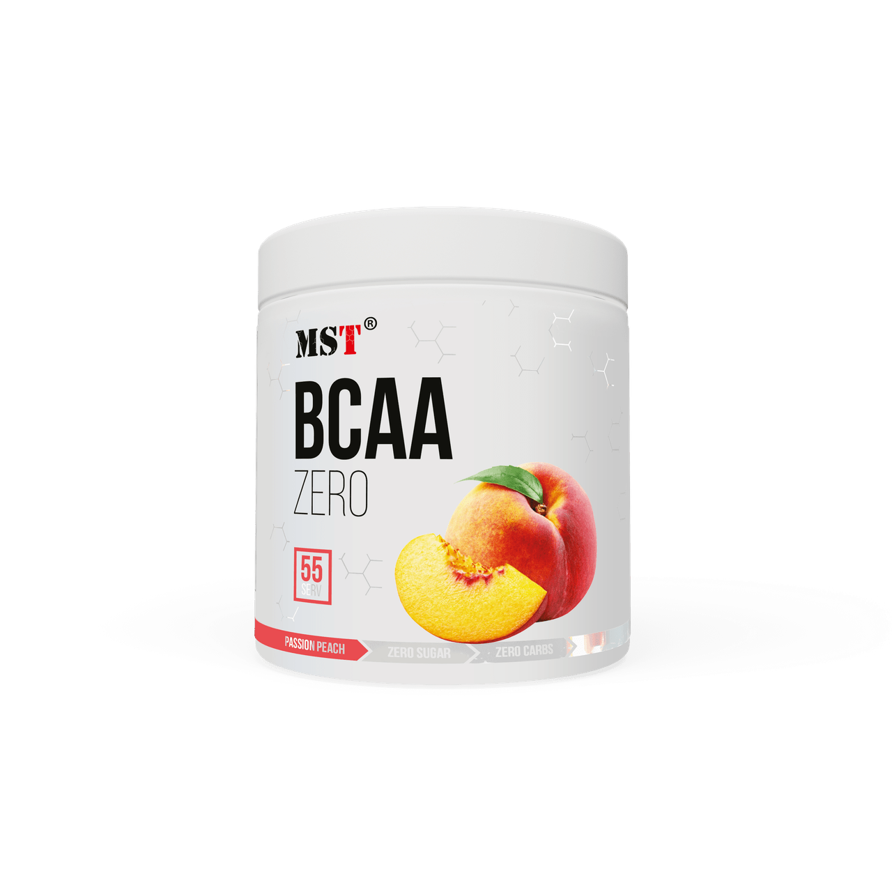 БЦАА MST BCAA Zero 330 грамм Персик,  мл, MST Nutrition. BCAA. Снижение веса Восстановление Антикатаболические свойства Сухая мышечная масса 