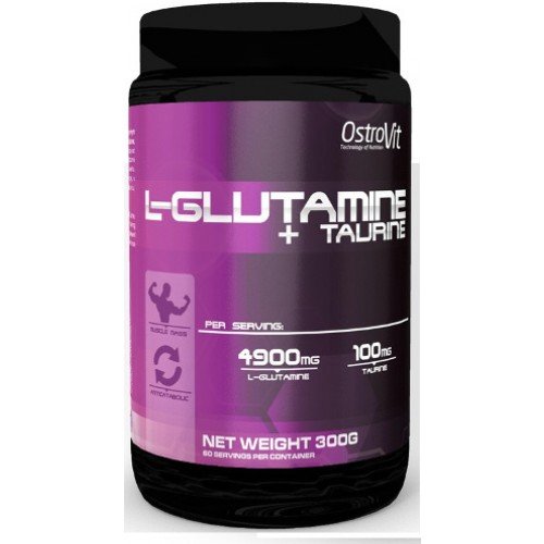 L-glutamine + taurine, 300 g, OstroVit. Glutamine. Mass Gain स्वास्थ्य लाभ Anti-catabolic properties 