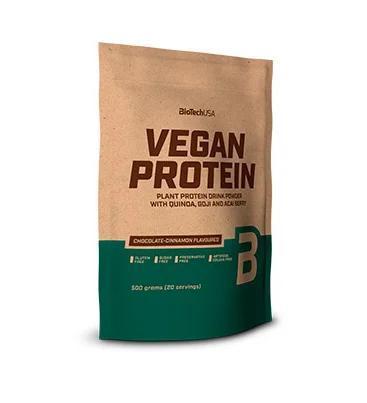 Комплекс рослинних білків BioTech Vegan Protein 500 g,  ml, BioTech. Proteína. Mass Gain recuperación Anti-catabolic properties 