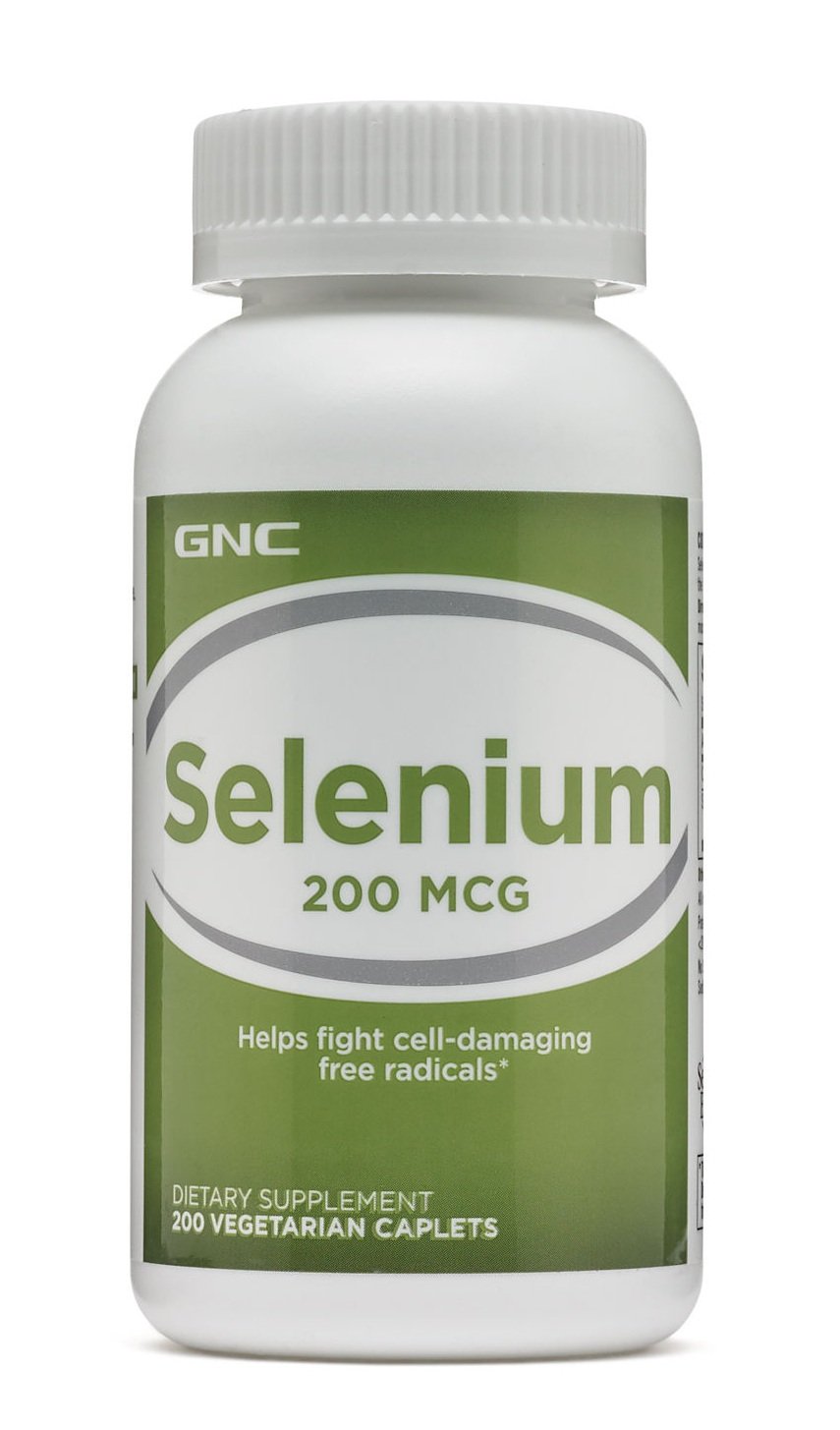 Витамины и минералы GNC Selenium 200 mcg, 200 таблеток,  ml, GNC. Vitamins and minerals. General Health Immunity enhancement 