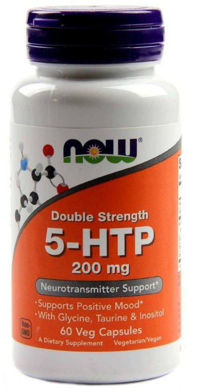 5-HTP 200 mg, 60 шт, Now. 5-HTP. 