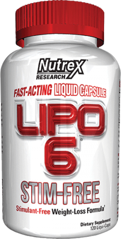 Lipo 6 Stim-Free, 120 pcs, Nutrex Research. Fat Burner. Weight Loss Fat burning 