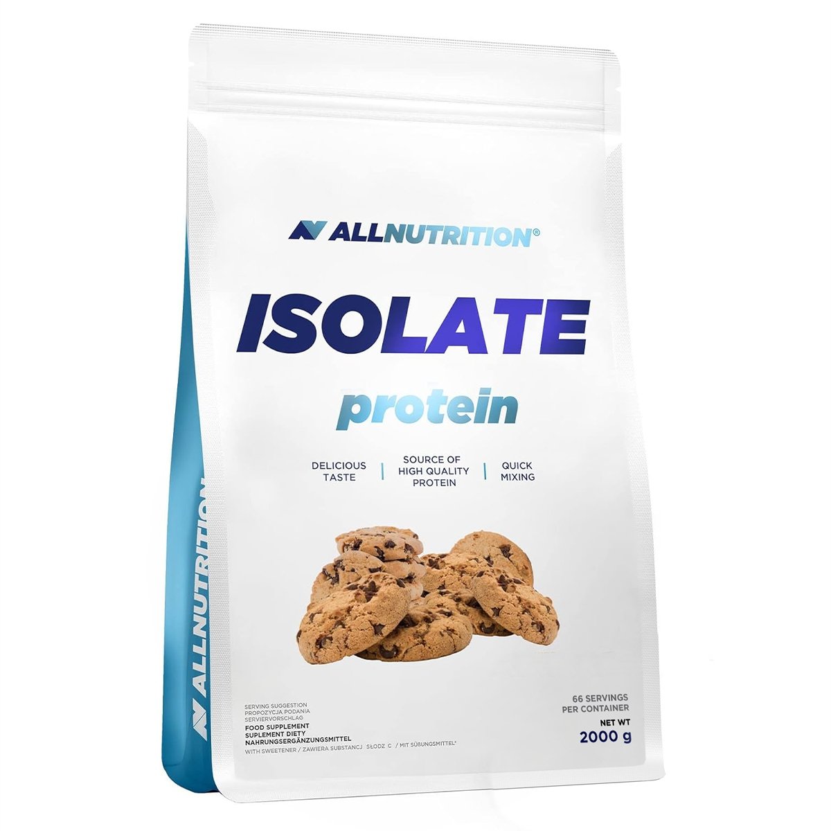 Протеин AllNutrition Isolate Protein, 2 кг Печенье,  ml, AllNutrition. Protein. Mass Gain recovery Anti-catabolic properties 