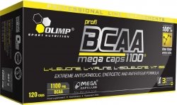 BCAA Mega Caps 1100, 120 pcs, Olimp Labs. BCAA. Weight Loss स्वास्थ्य लाभ Anti-catabolic properties Lean muscle mass 