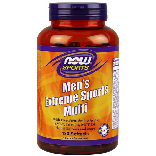 NOW Mens Extreme Sports Multi Softgels 180 капс Без вкуса,  ml, Now. Vitamins and minerals. General Health Immunity enhancement 