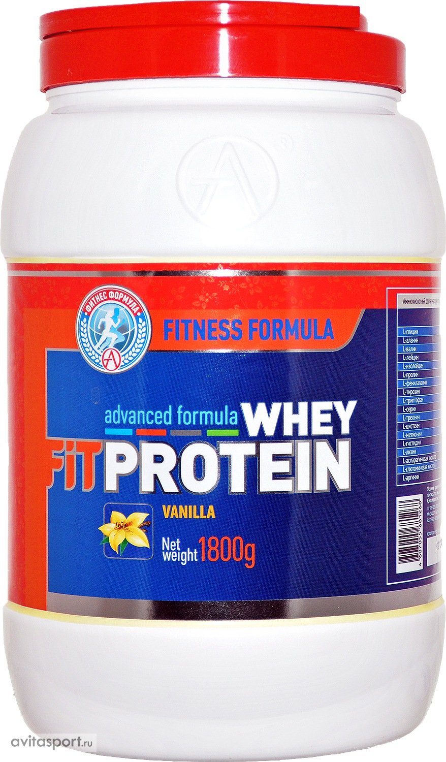 Fit Whey Protein, 1800 g, Academy-T. Whey Concentrate. Mass Gain recovery Anti-catabolic properties 