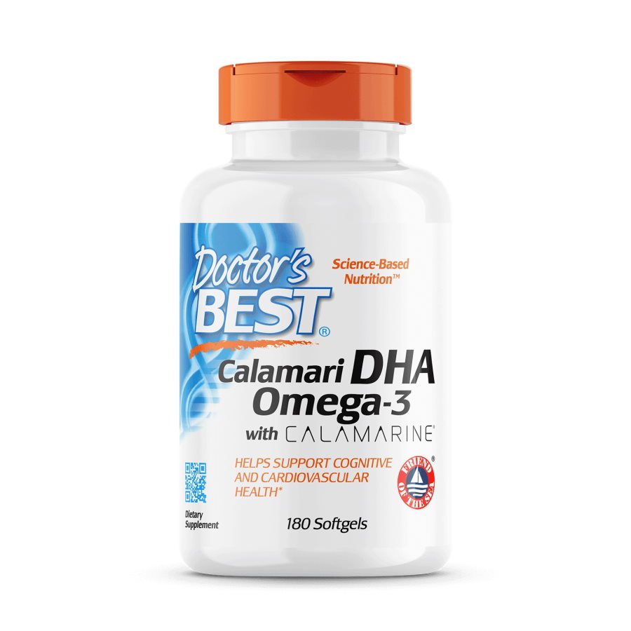 Жирные кислоты Doctor's Best Vegan DHA from Algae, 60 вегакапсул,  ml, Carlson Labs. Fats. General Health 
