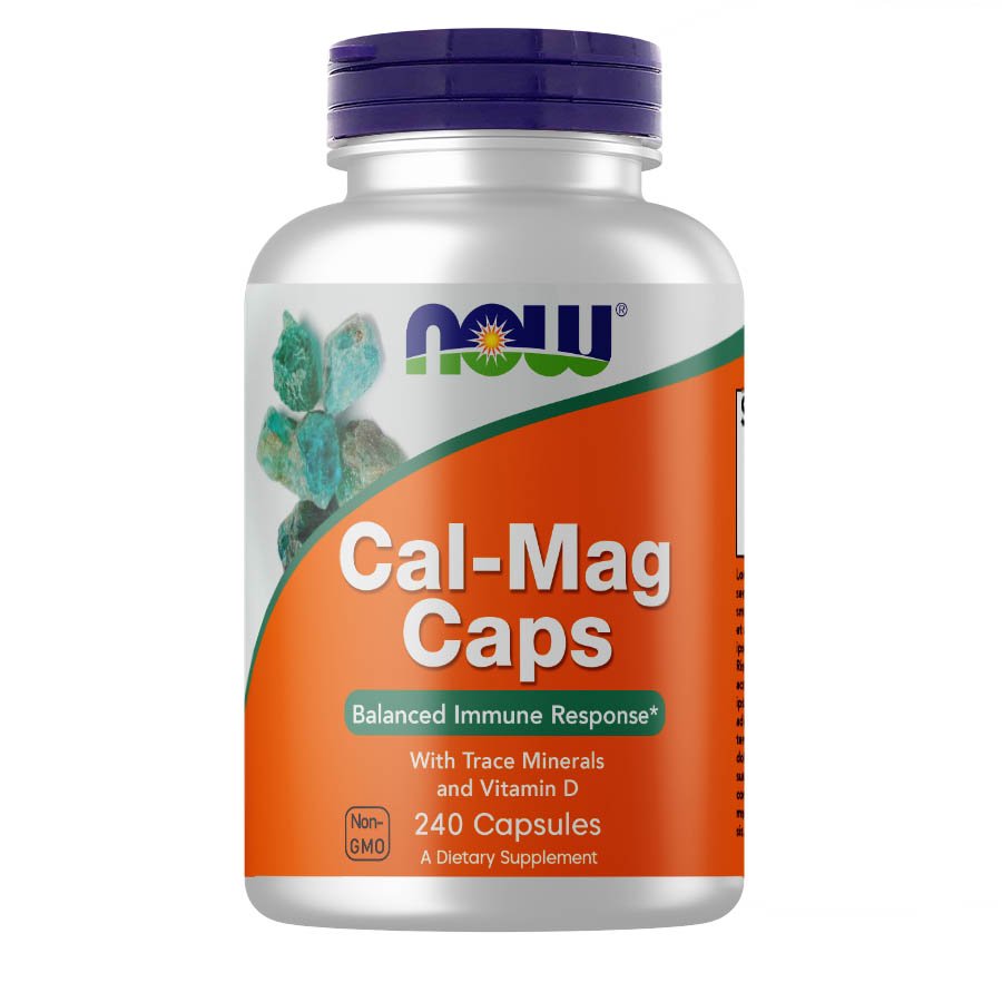 Витамины и минералы NOW Cal-Mag Caps, 240 капсул,  ml, Now. Vitaminas y minerales. General Health Immunity enhancement 