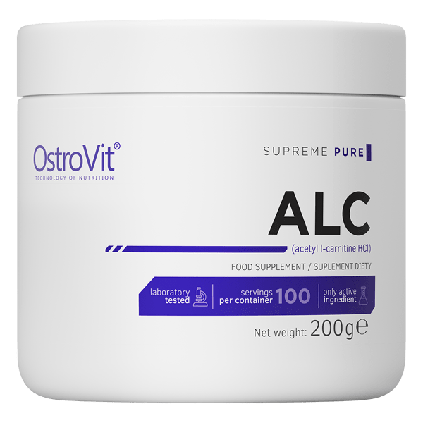 OstroVit ALC (Acetyl L-Carnitine) 200 g,  мл, OstroVit. L-карнитин. Снижение веса Поддержание здоровья Детоксикация Стрессоустойчивость Снижение холестерина Антиоксидантные свойства 